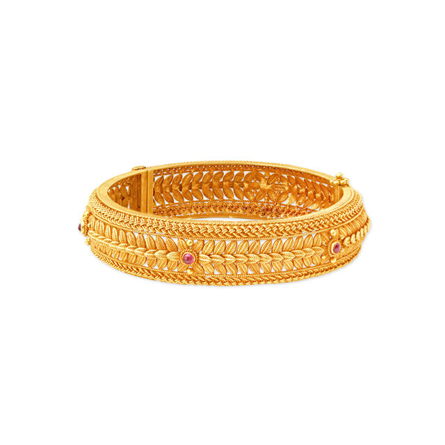 Floral Kolkata Die Openable Bangles 2