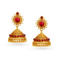 Resplendent Gold Necklace Set for the Telugu Bride 4