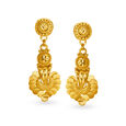 Elaborate 22 Karat Yellow Gold Coined Drops,,hi-res 