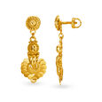 Elaborate 22 Karat Yellow Gold Coined Drops,,hi-res 2