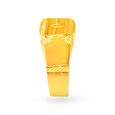 Geometric 22 Karat Yellow Gold Embossed Ring,,hi-res 4