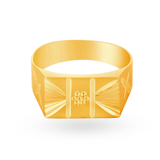 Striking Gold Ring for Men,,hi-res 2
