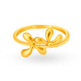 Charming 22 Karat Yellow Gold Floral Ring,,hi-res 2