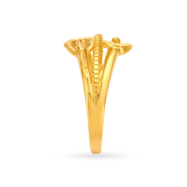Enticing 22 Karat Yellow Gold Finger Ring,,hi-res 3