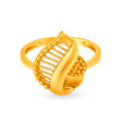 Regal Paisley 22 Karat Gold Finger Ring,,hi-res 2