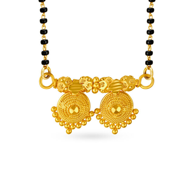 Timeless 22 Karat Yellow Gold Mangalsutra Pendant,,hi-res 2