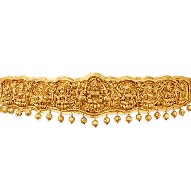 Goddess Lakshmi Motif Waist Belt 