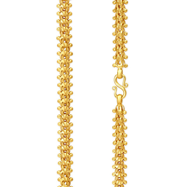Stunning Contemporary Gold Chain,,hi-res 2