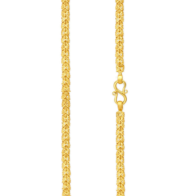 Intricate Handmade Gold Chain,,hi-res 2