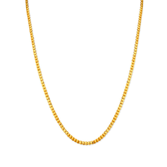 Handmade Hearts Gold Chain,,hi-res 