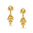 Regal Gold Drop Earrings,,hi-res 