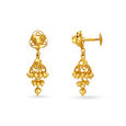 Regal Gold Drop Earrings,,hi-res 2