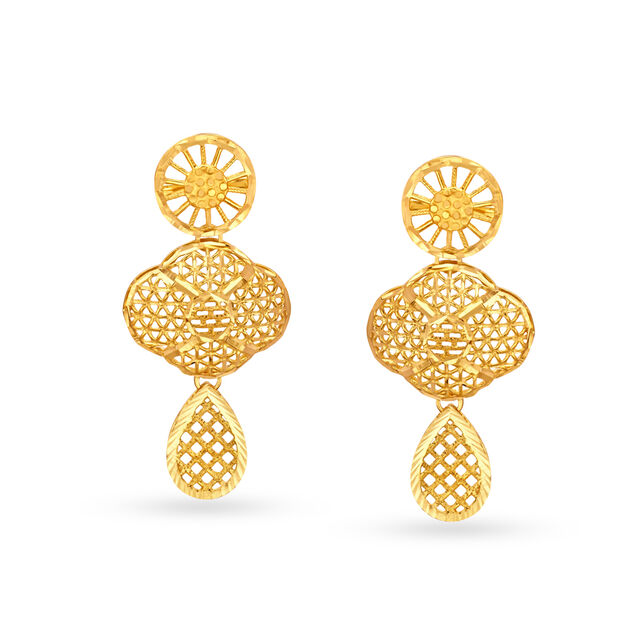 Surreal Gold Neckwear Set,,hi-res 3