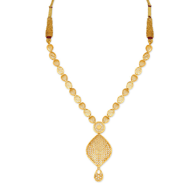 Hypnotic Gold Necklace Set,,hi-res