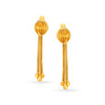 Dainty Fancy Abstract Gold Drop Earrings,,hi-res 