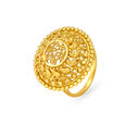 Classic Carved Gold Ring,,hi-res 