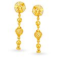 Dainty Fancy Gold Jhumki Earrings 