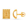 Atypical 22 Karat Yellow Gold Geometric Studs,,hi-res 2