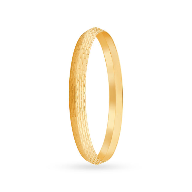 Stunning Gold Kada for Men,,hi-res 2