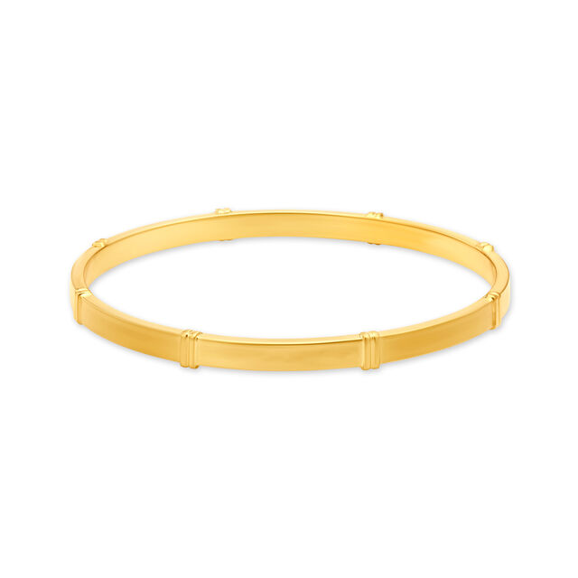 Minimalistic Gold Bangle 2