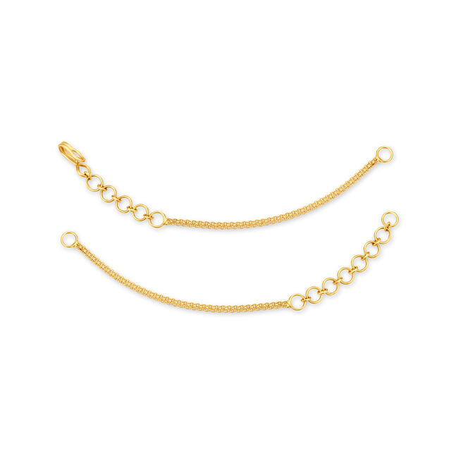 Subtle 22 Karat Yellow Gold Flat Back Chain,,hi-res 