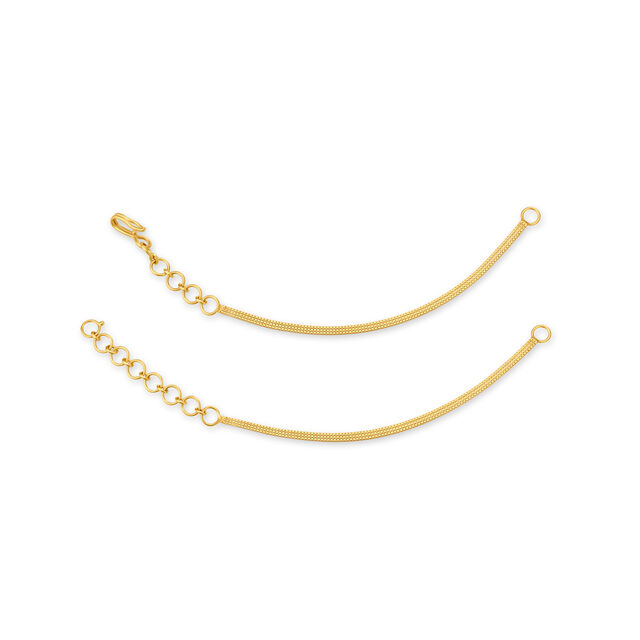 Classic Gold Necklace Back Chain Perfect for Any Bride,,hi-res 
