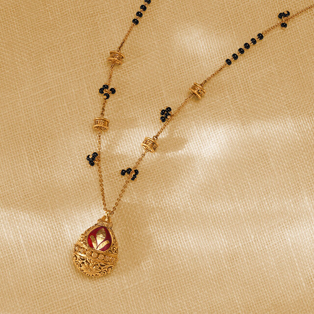 Grand Floral Mangalsutra 