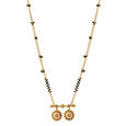 Pink Enamel Vati Mangalsutra 2