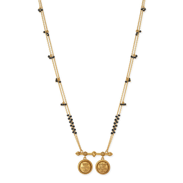 Pink Enamel Vati Mangalsutra 5
