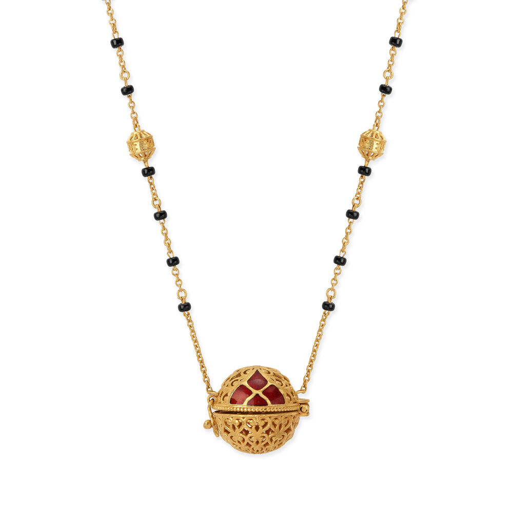 Buy Openable Carved Mangalsutra at Best Price Tanishq UAE