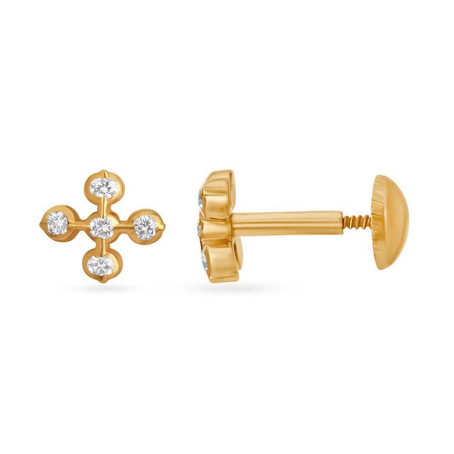 Charming Creative Diamond Stud Earrings 2
