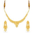 Captivating Gold Necklace Set 