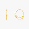 Rustic Glam Hoop Earrings,,hi-res 2
