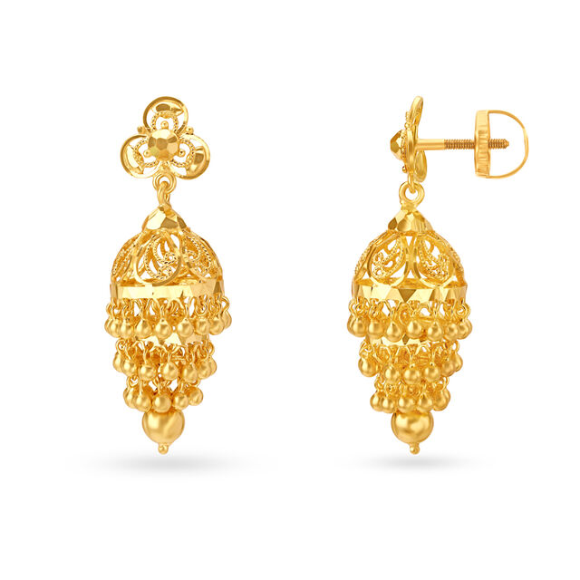 Graceful Traditional Jhumkas,,hi-res 2