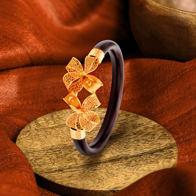 Enigmatic Gold Bangle,,hi-res