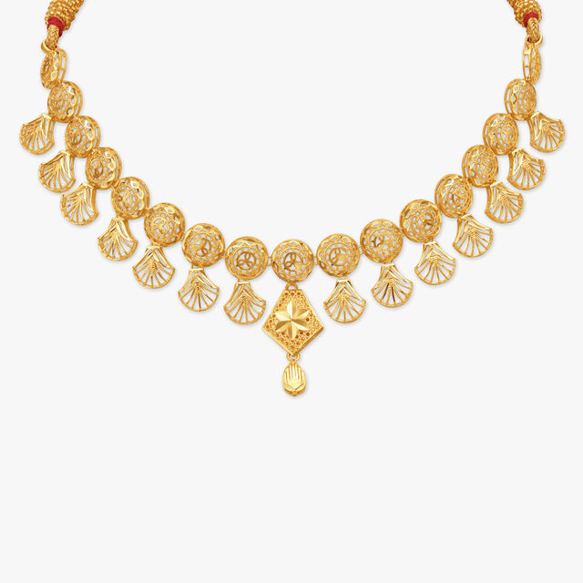 Traditional Temple Gold Necklace 2