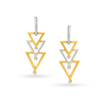 Mesmerizing Gold Drop Earrings