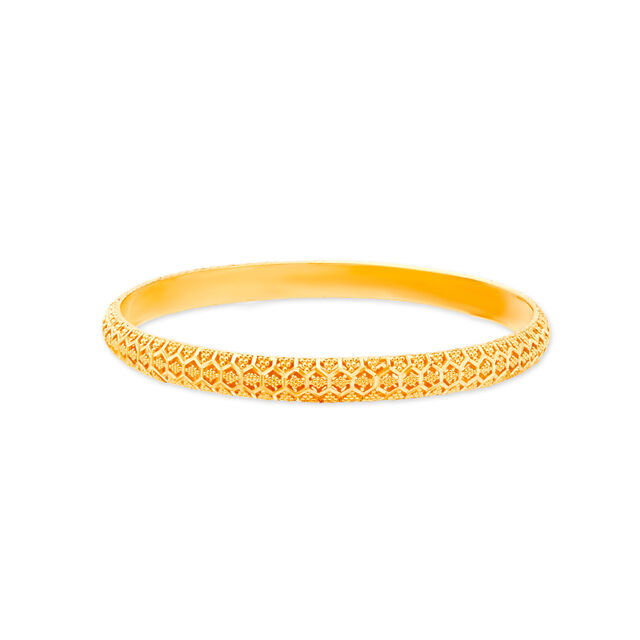 Enchanting Gold Bangle,,hi-res 2