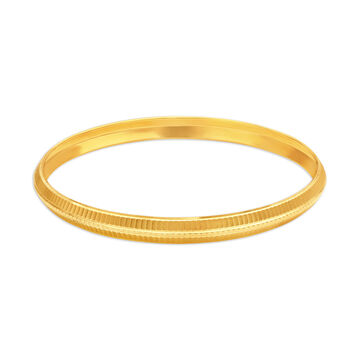 Textured Gold Kada For Men