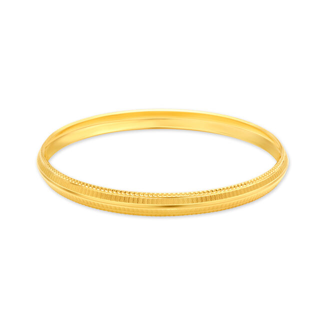 Classy Gold Kada For Men,,hi-res 
