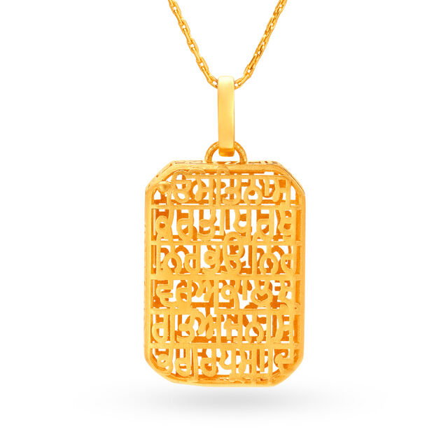Charming Prayer Pendant with the Mool Mantar 2