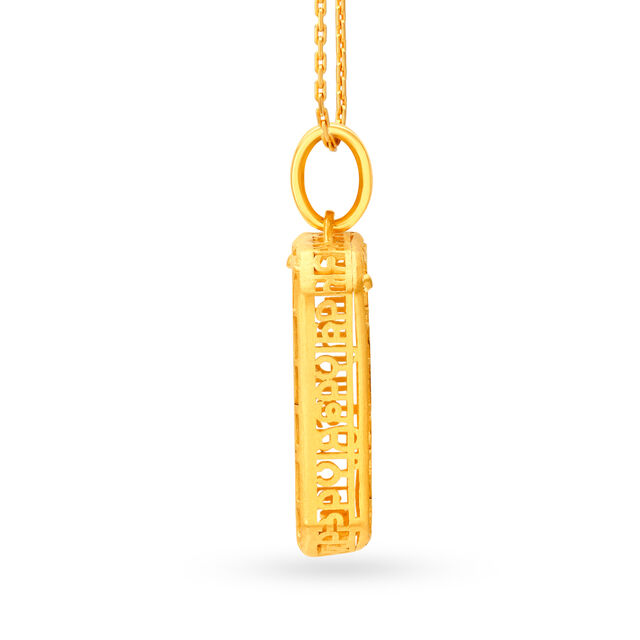 Charming Prayer Pendant with the Mool Mantar 3