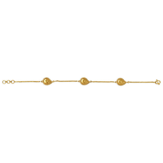 Charming Traditional Gold Bracelet,,hi-res 