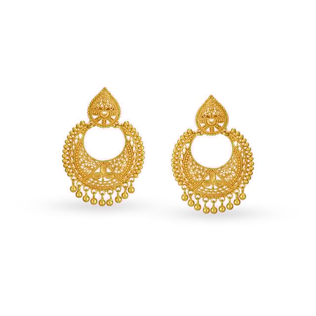 Surreal Chandbali Earrings,,hi-res 
