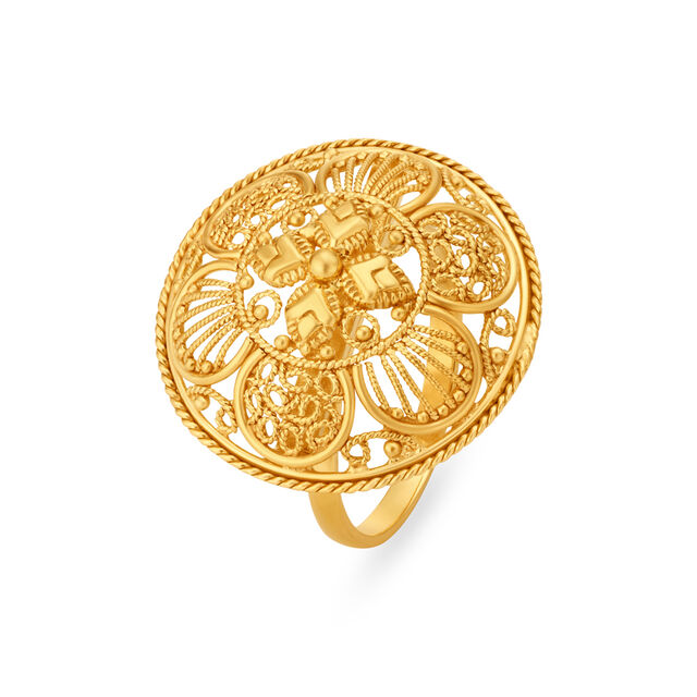 Exquisite Floral Ring,,hi-res 