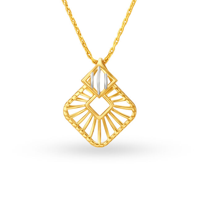 Surreal Gold Pendant,,hi-res