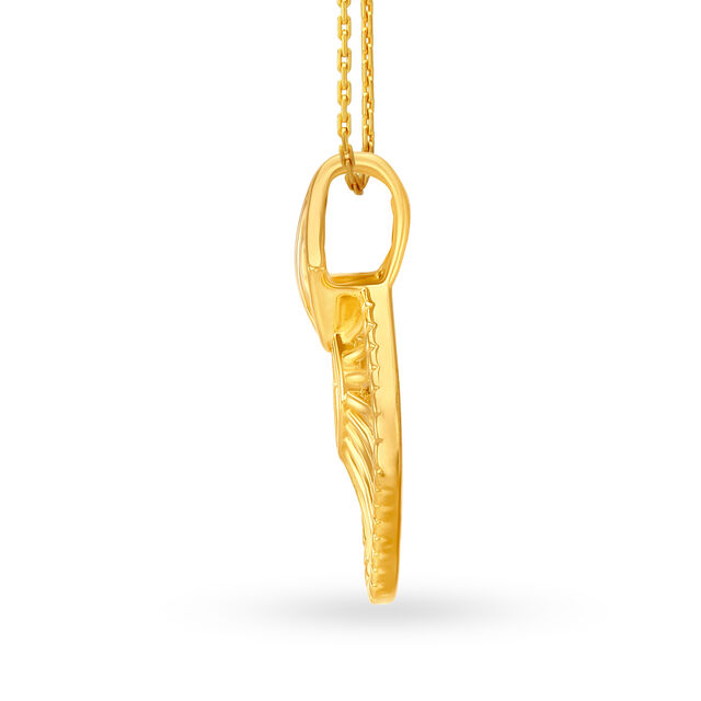 Surreal Gold Pendant,,hi-res