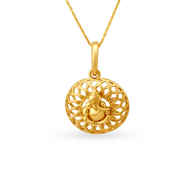 Jai Ganesh Gold Pendant 