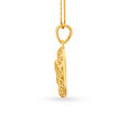 Celestial Yellow Gold Lord Ganesha Pendant 2
