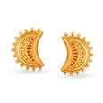 Mesmerising Rawa Work Gold Stud Earrings 